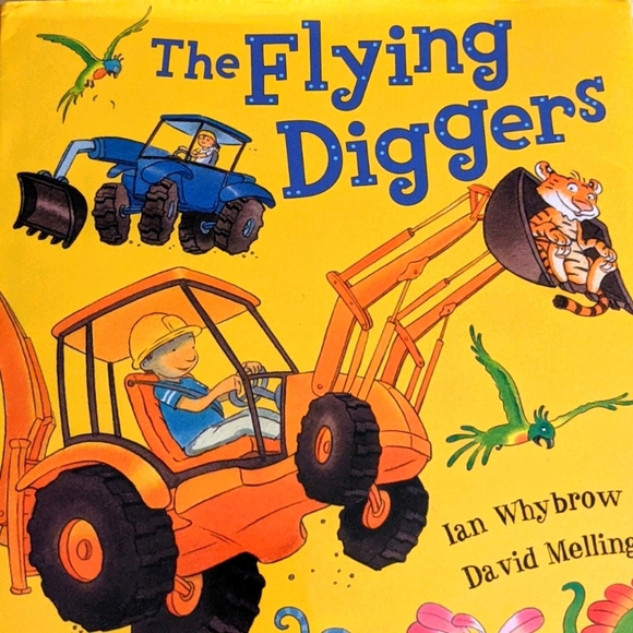 The Flying Diggers children's easy read hard cover - Picture 1 of 8